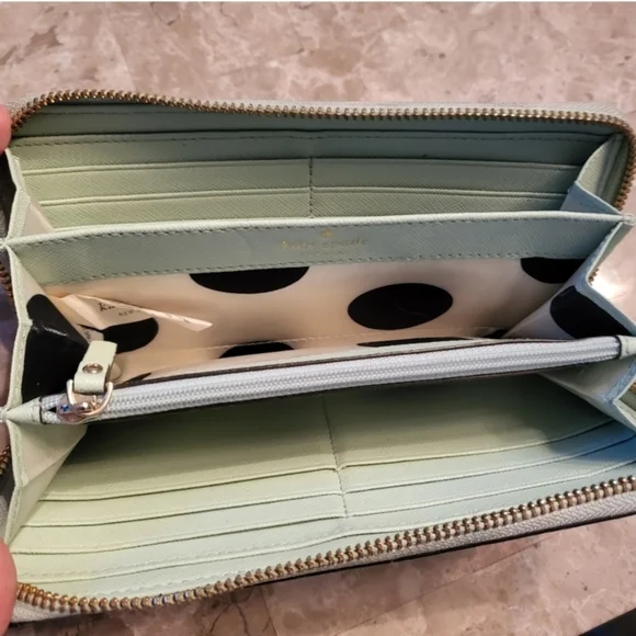 Kate Spade New York Cedar Street Wallet, Mint Mojito (0130) - Picture 3 of 8